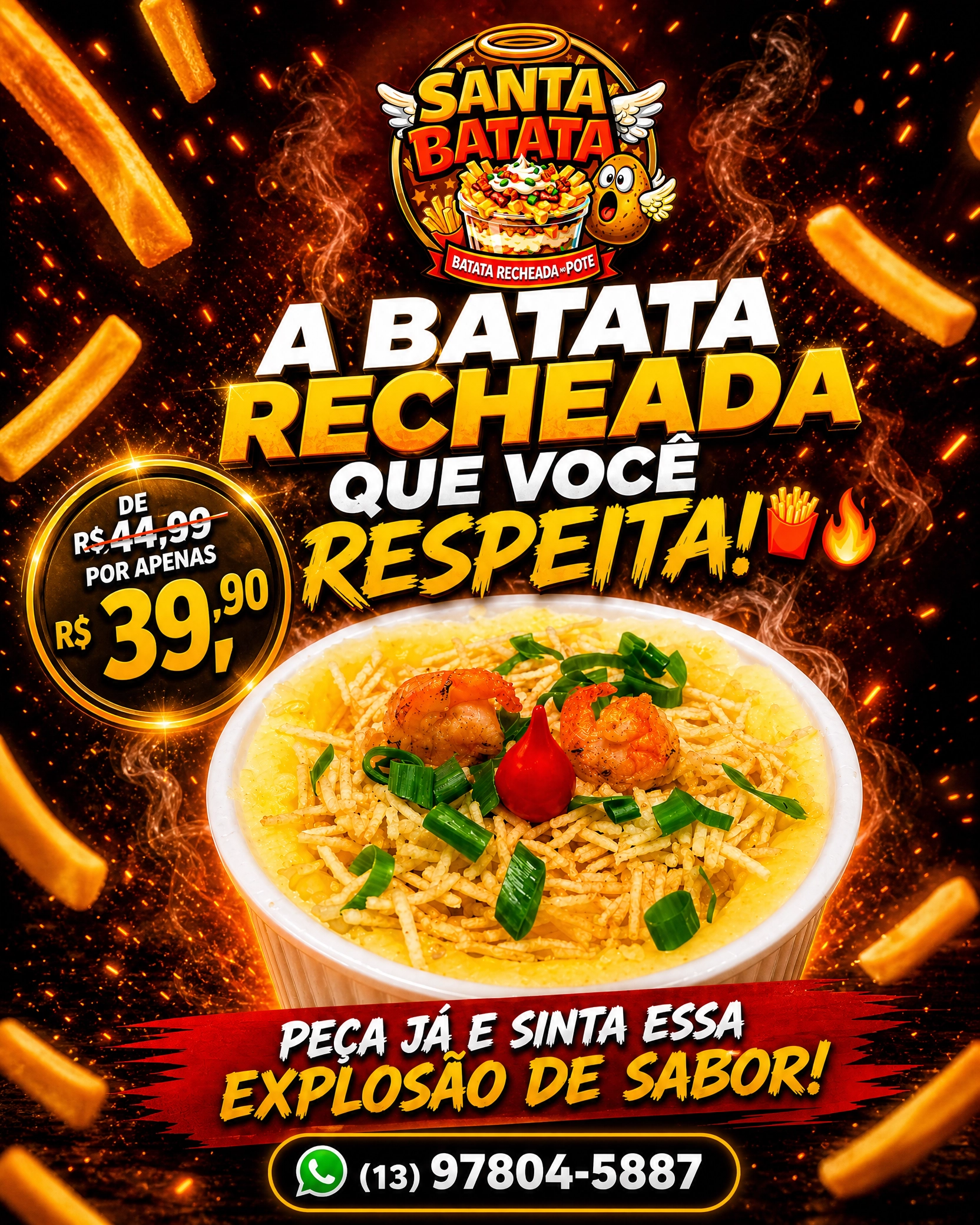 Promoção 🦐 CAMARÃO TENTAÇÃO 🧀
