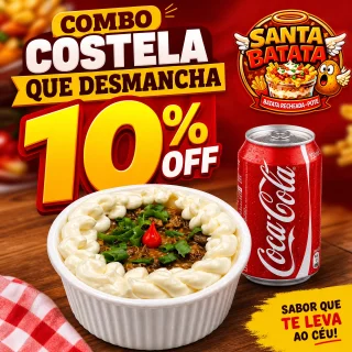 Combo Costelinha que Desmancha + Coca Cola 😮