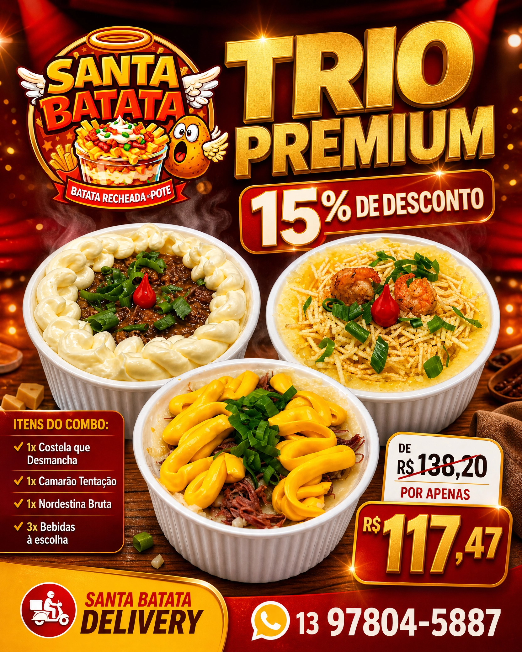 🏅 Combo TRIO PREMIUM - 15% OFF! 🌟