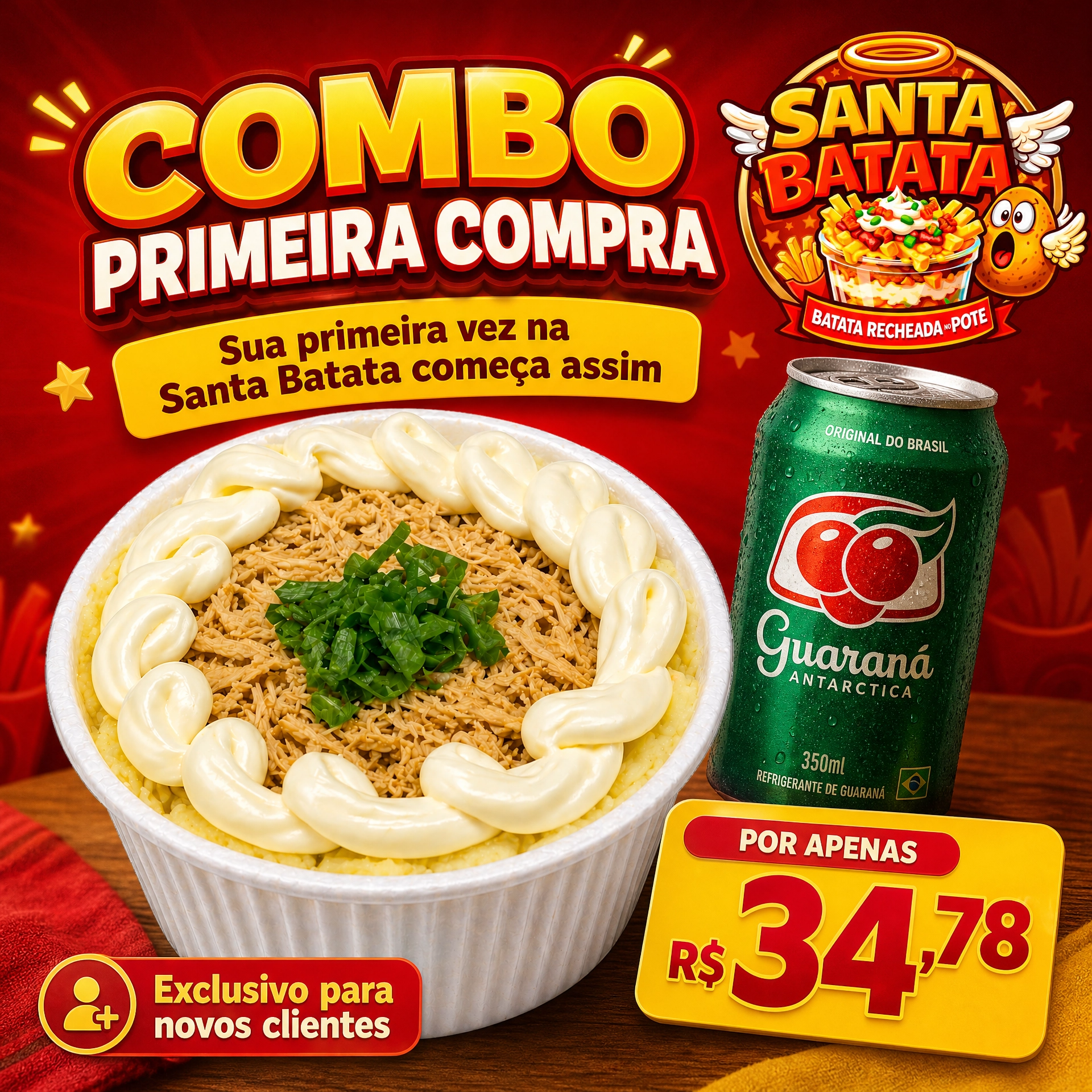 Combo Primeira Compra 😍
